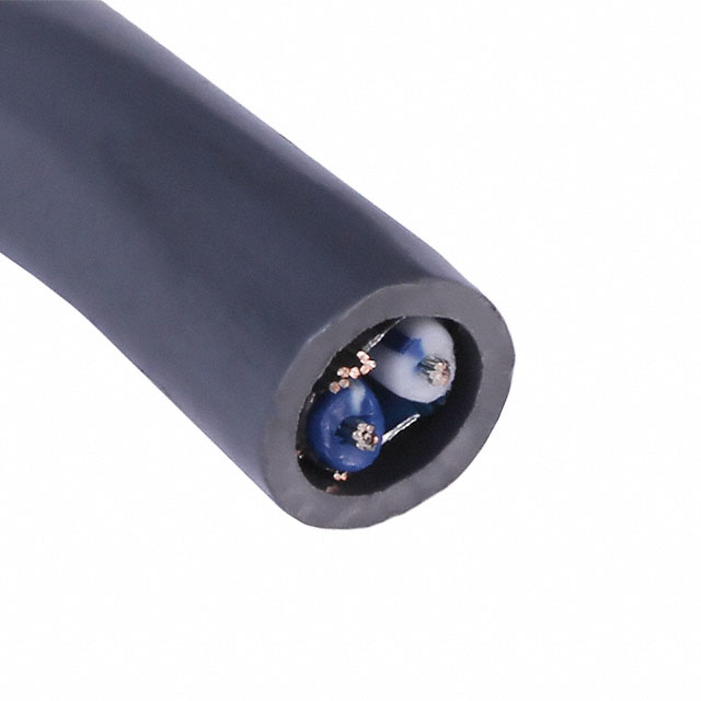 CABLE 2COND 24AWG GRAY SHLD