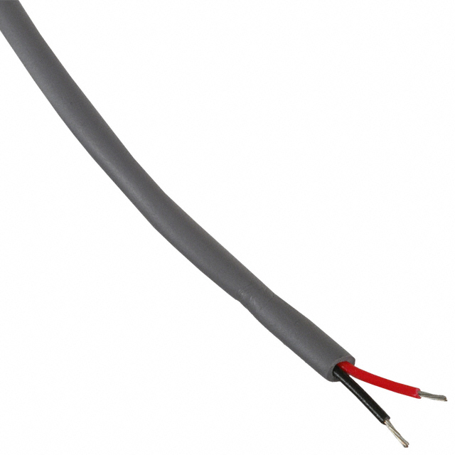 CABLE 2COND 22AWG GRAY FEET