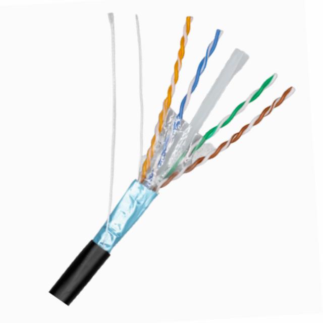 CBL CAT6 8CON 23AWG CMR 1=1FT