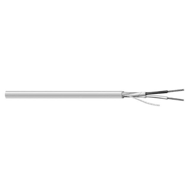 CABLE 3COND 22AWG NAT SHLD 100'