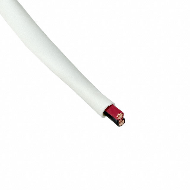 CABLE 2COND 14AWG WHITE 50'
