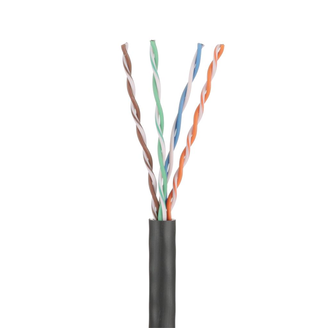 MULTI-PAIR 8COND 24AWG BLK 305M