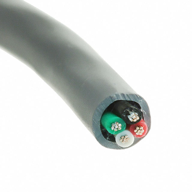 CABLE 4COND 20AWG SLATE 3000'