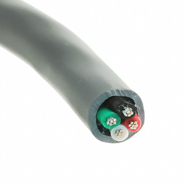 CABLE 4COND 18AWG SLATE 1000'