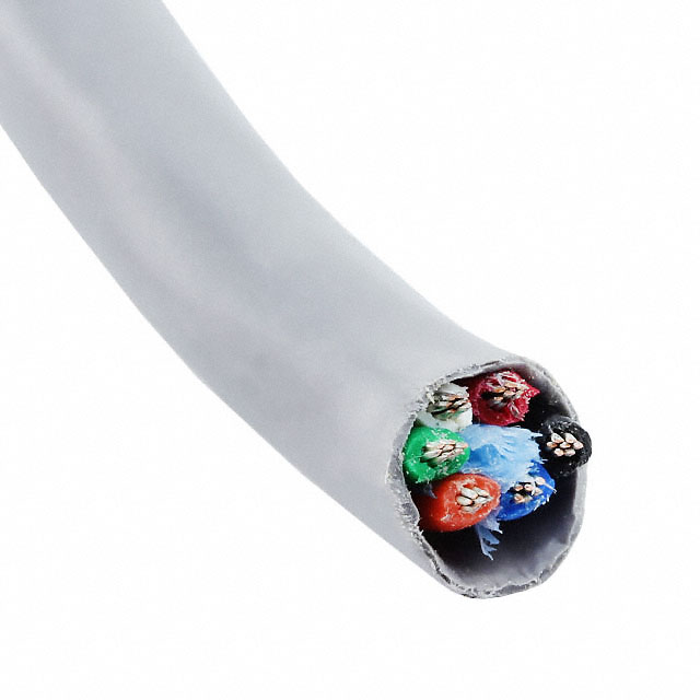 CABLE 6COND 18AWG SLATE 3000'