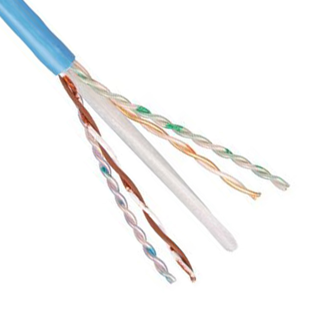 CABLE CAT6 8CON 23AWG BLUE 1000'