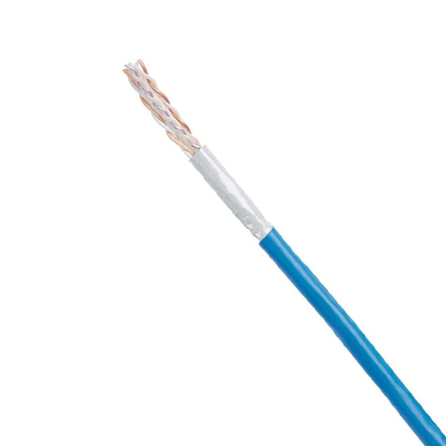 CABLE CAT6A 8COND 23AWG BLK 50'