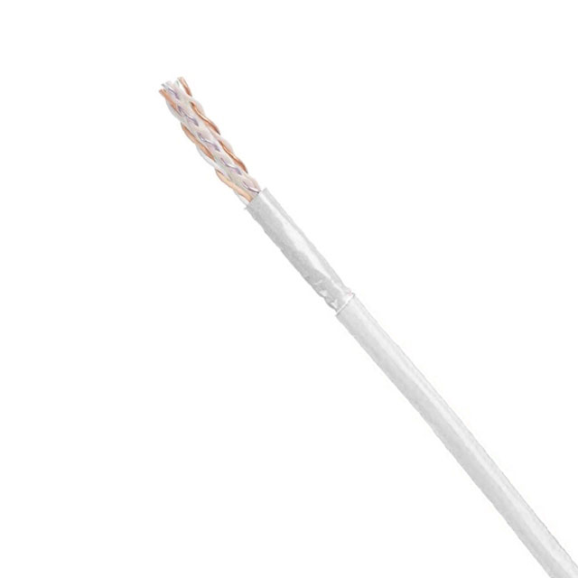 CABLE CAT6A 8COND 23AWG WHT 250'