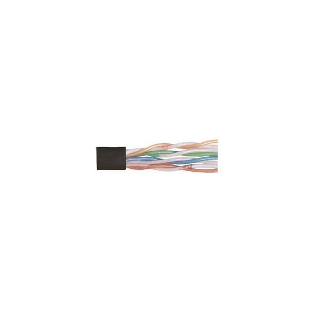 C5E UTP 4PR/24 STR PVC BLK 1K