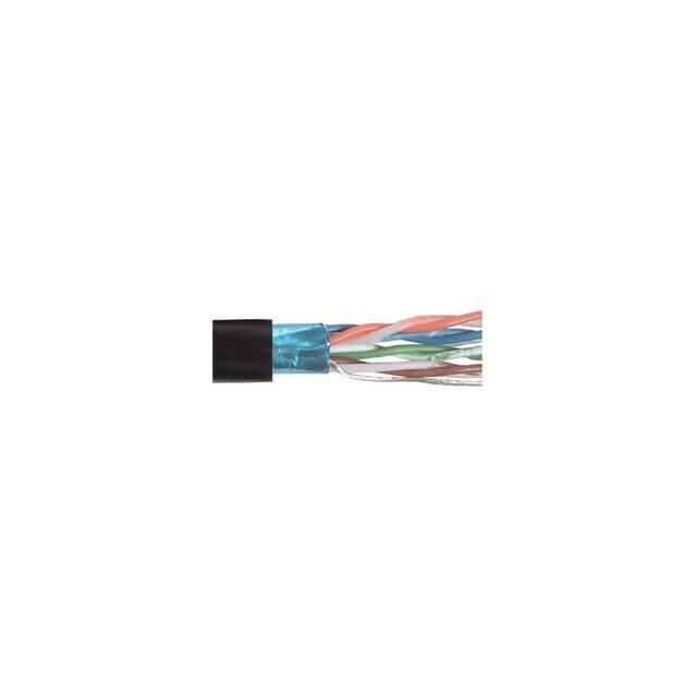 C6A F/UTP 26 STR LSZH BLK 1KFT