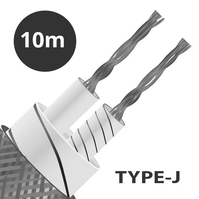 10M IEC CABLE/WIRE GLASSFIBRE/SS