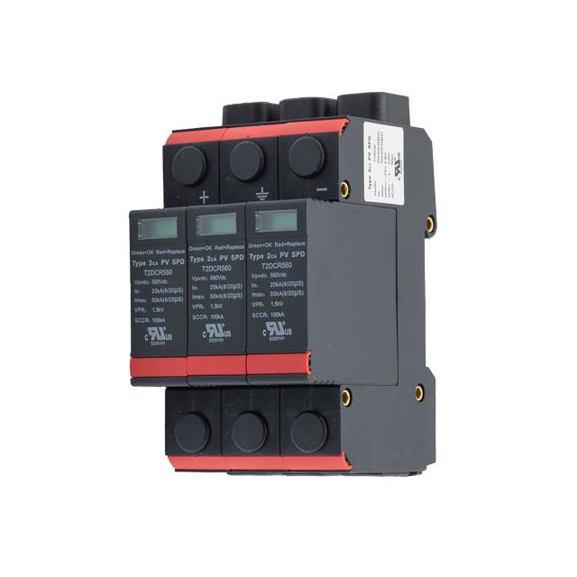 SPD TYPE 2 1.12KVDC MCOV 3 POLE