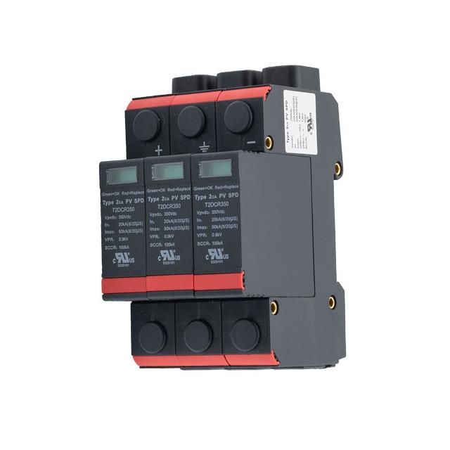 SPD TYPE 2 670VDC MCOV 3 POLE