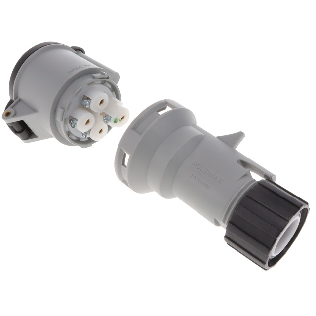 CONN P+S 30A 600V 3+GND FEM