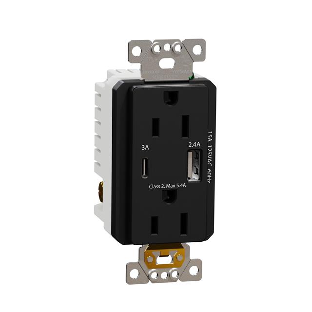 USB A/C 5.4A CHARGR TR DUPLX 15A