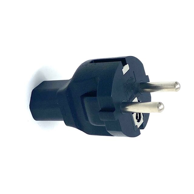 EURO PLUG ADAPTER CEE7/7 TO C13