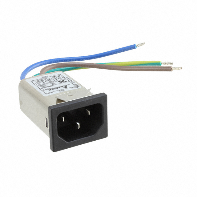 PWR ENT RCPT IEC320-C14 PNL WIRE