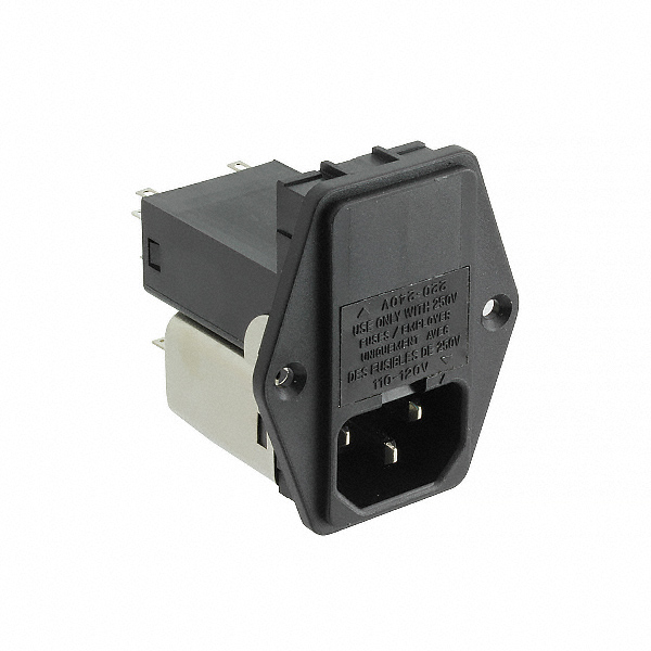 PWR ENT MOD RCPT IEC320-C14 PNL