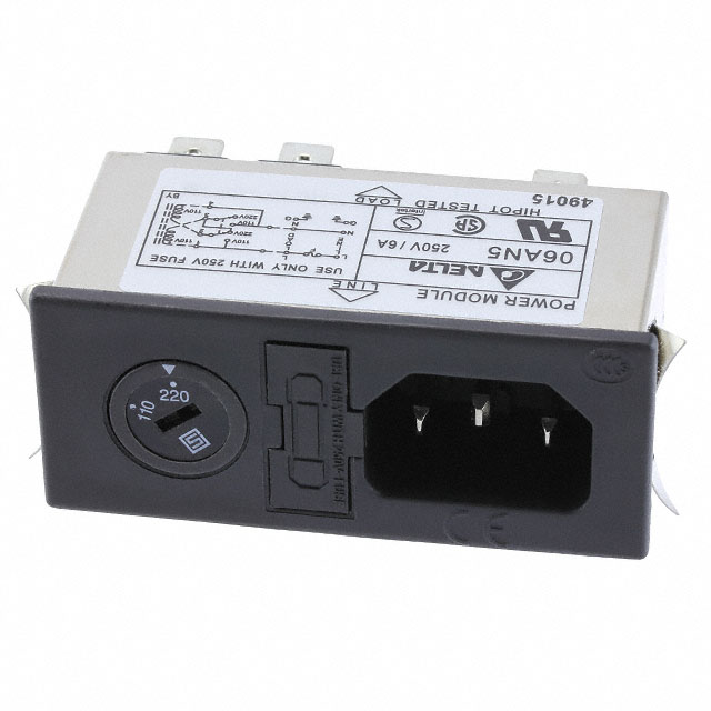 PWR ENT MOD RCPT IEC320-C14 PNL