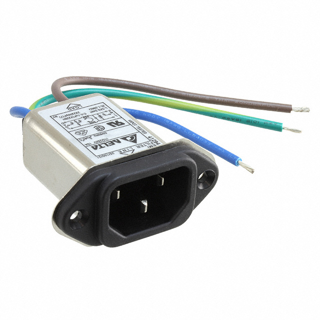 PWR ENT RCPT IEC320-C14 PNL WIRE