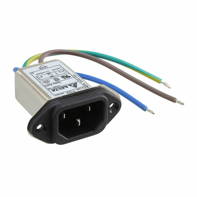 PWR ENT RCPT IEC320-C14 PNL WIRE