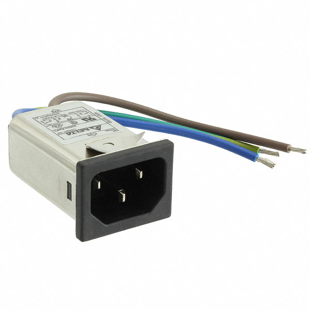 PWR ENT RCPT IEC320-C14 PNL WIRE