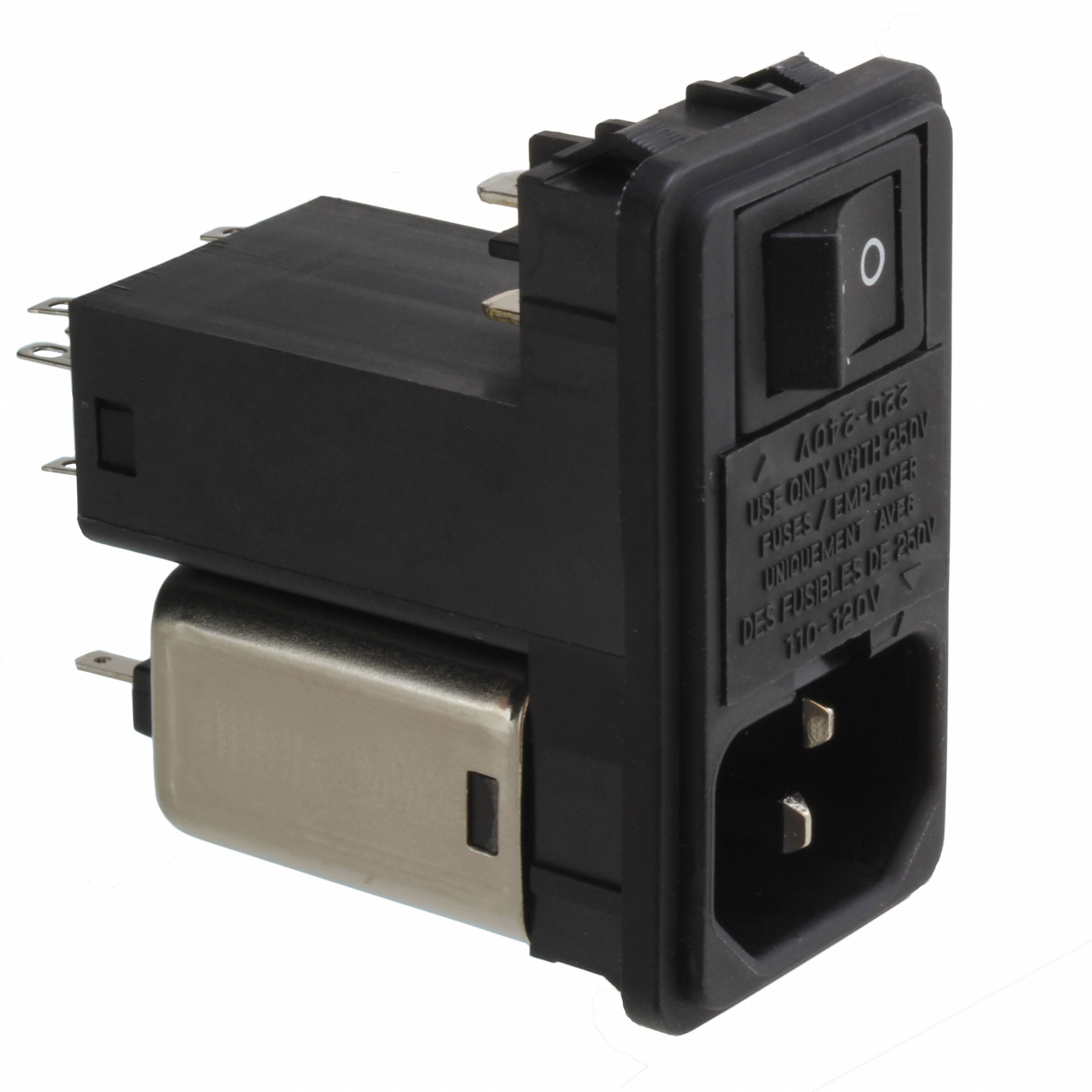 PWR ENT MOD RCPT IEC320-C14 PNL