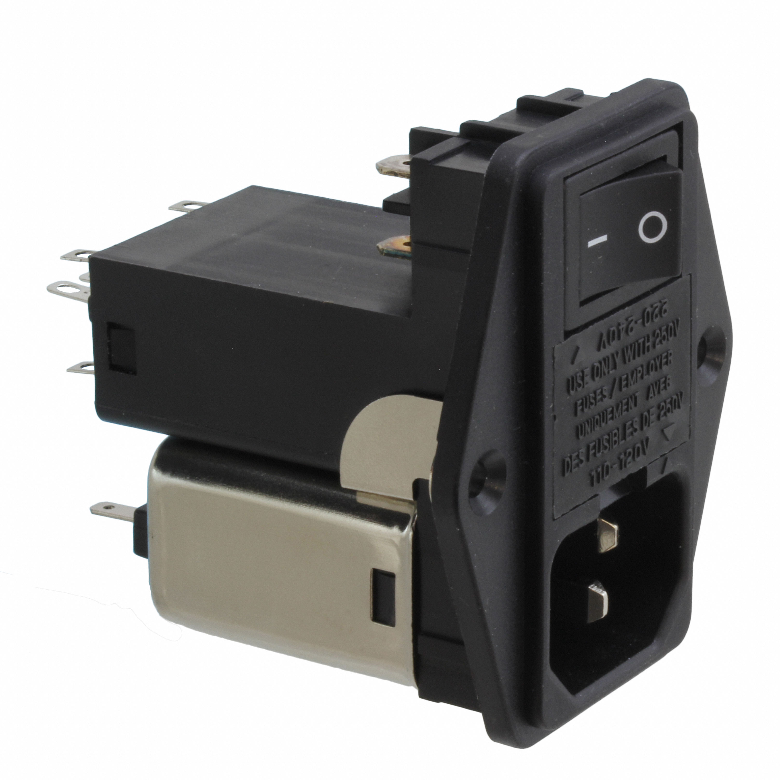 PWR ENT MOD RCPT IEC320-C14 PNL