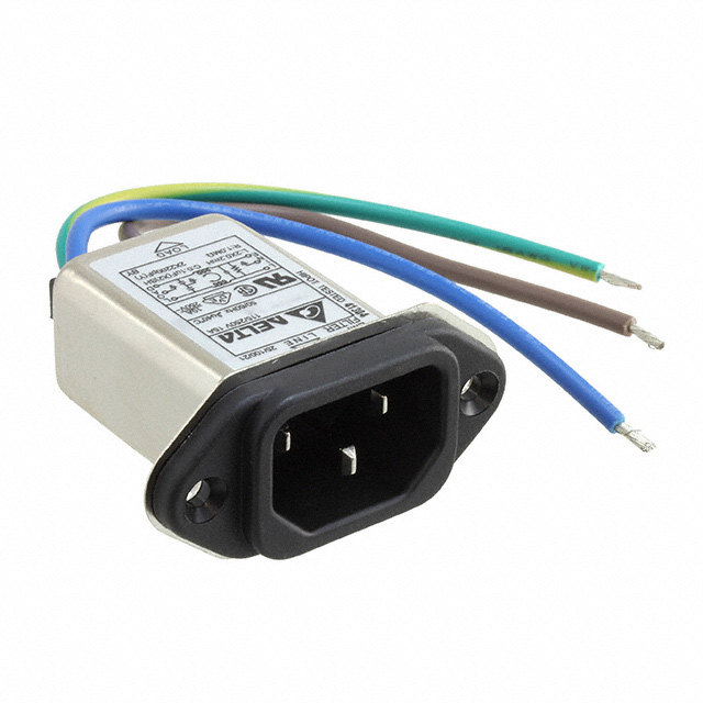 PWR ENT RCPT IEC320-C14 PNL WIRE