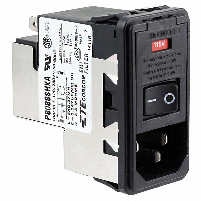 PWR ENT MOD RCPT IEC320-C14 PNL