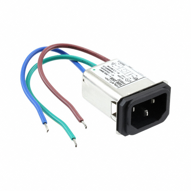 PWR ENT RCPT IEC320-C14 PNL WIRE