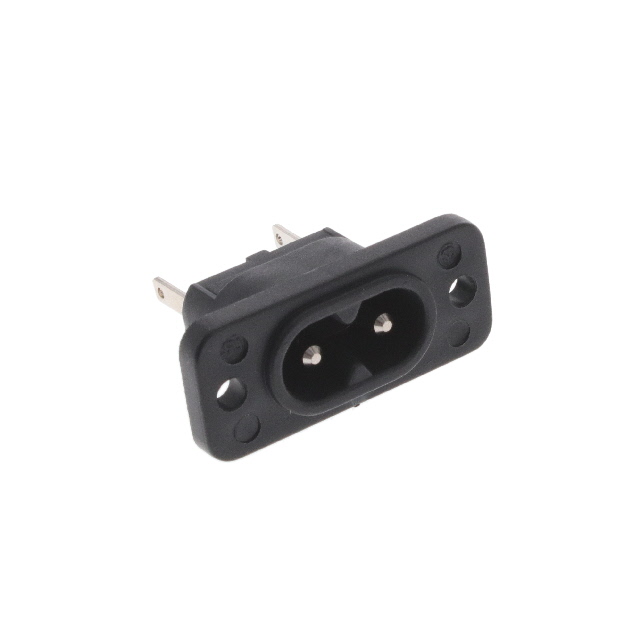 PWR ENT RCPT IEC320-C8 PANEL QC