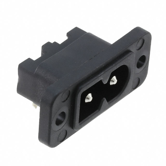 PWR ENT RCPT IEC320-C8 PNL SLDR