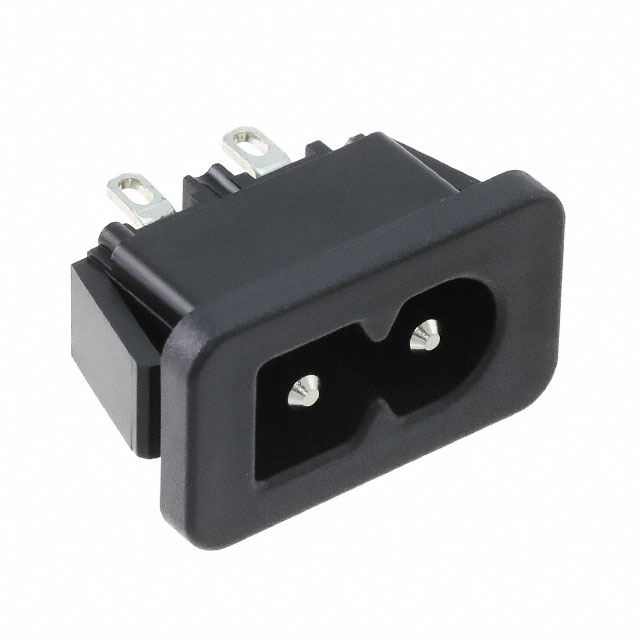PWR ENT RCPT IEC320-C8 PNL SLDR