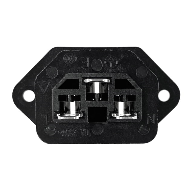PWR ENT RCPT IEC320-2-2F PNL QC