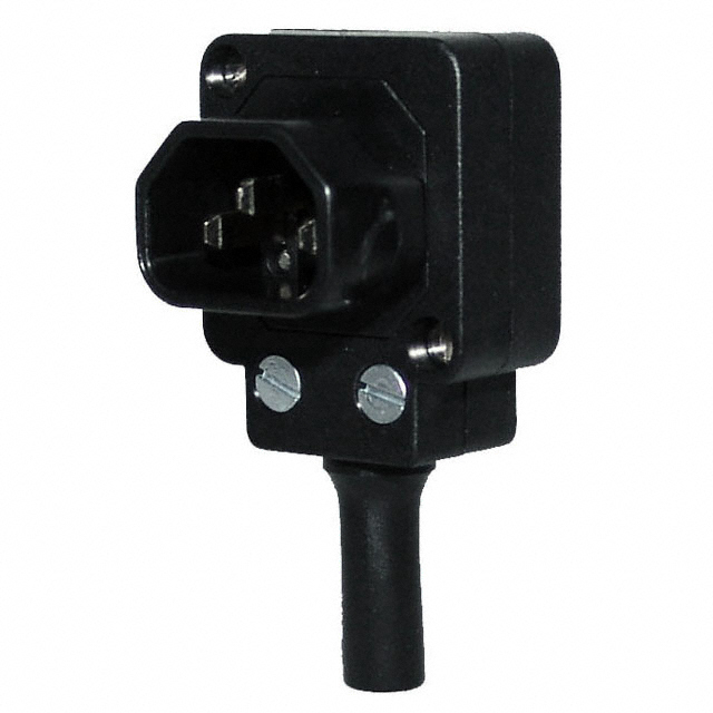 PWR ENT PLUG IEC320-C13 R/A SCRW