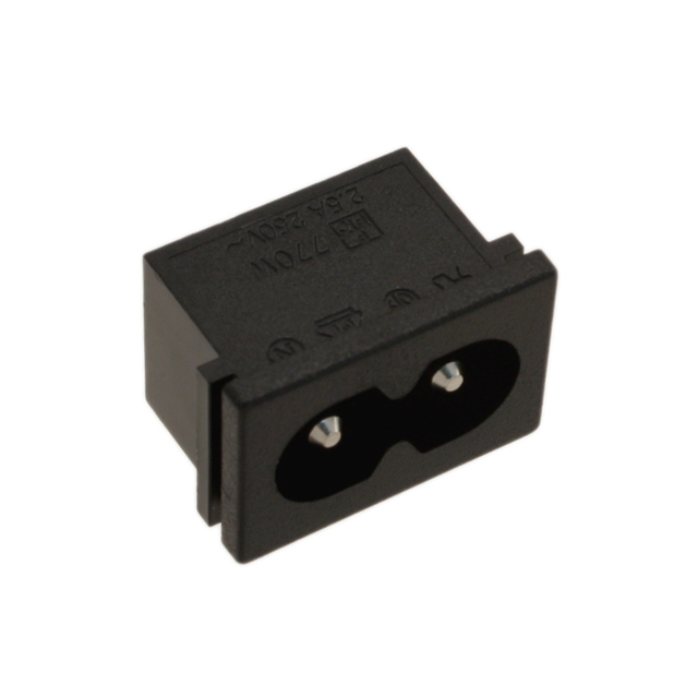 PWR ENT RCPT IEC320-C8 PNL SLDR
