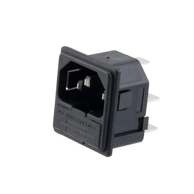 AC PEM C14 1.0MM PANEL SNAP-IN