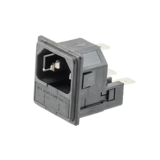 AC PEM C14 1.0MM PANEL SNAP-IN