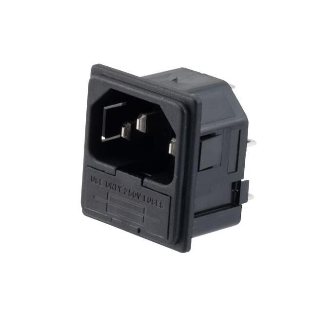 AC PEM C14 1.0MM PANEL SNAP-IN