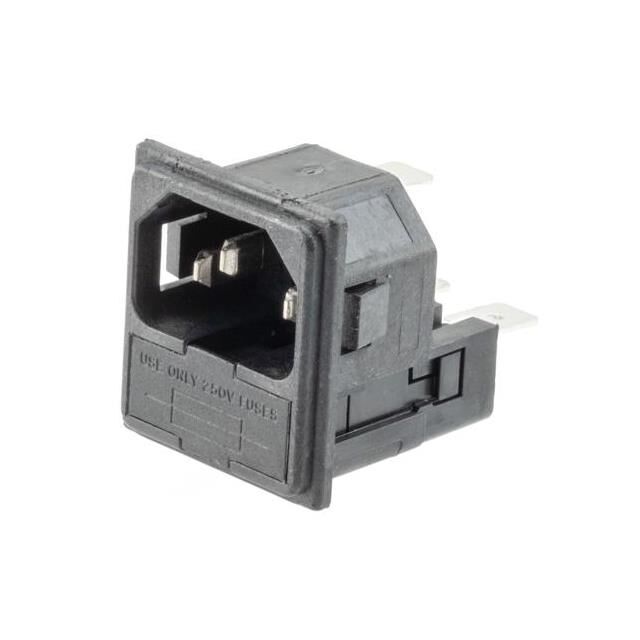 AC PEM C14 3.0MM PANEL SNAP-IN