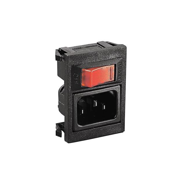 PWR ENT MOD RCPT IEC320-C14 PNL