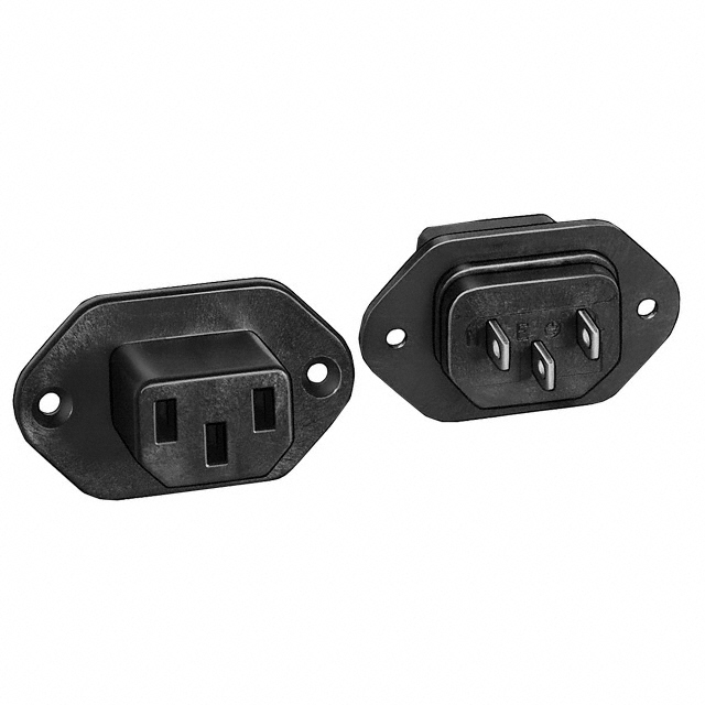 PWR ENT RCPT IEC320-2-2F PANEL