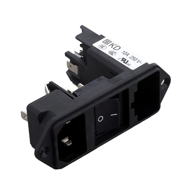 PWR ENT MOD RCPT IEC320-C14 PNL