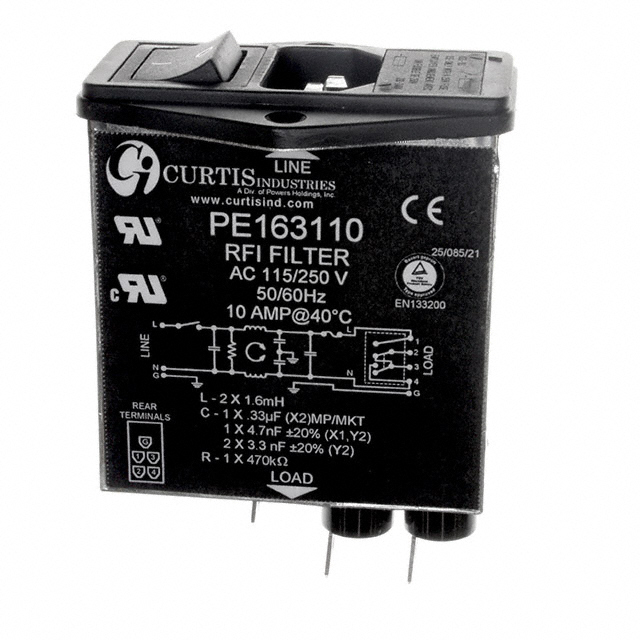 PWR ENT MOD RCPT IEC320-C14 PNL