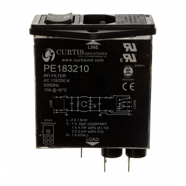 PWR ENT MOD RCPT IEC320-C14 PNL