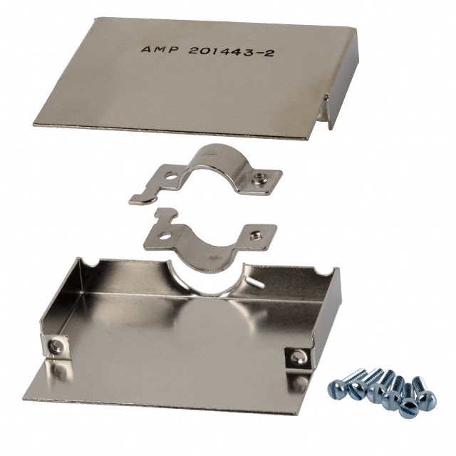 CONN SHIELD 50POS 2PC LONG