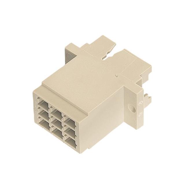 CONN PLUG HSG DIN 41612 9POS GRY