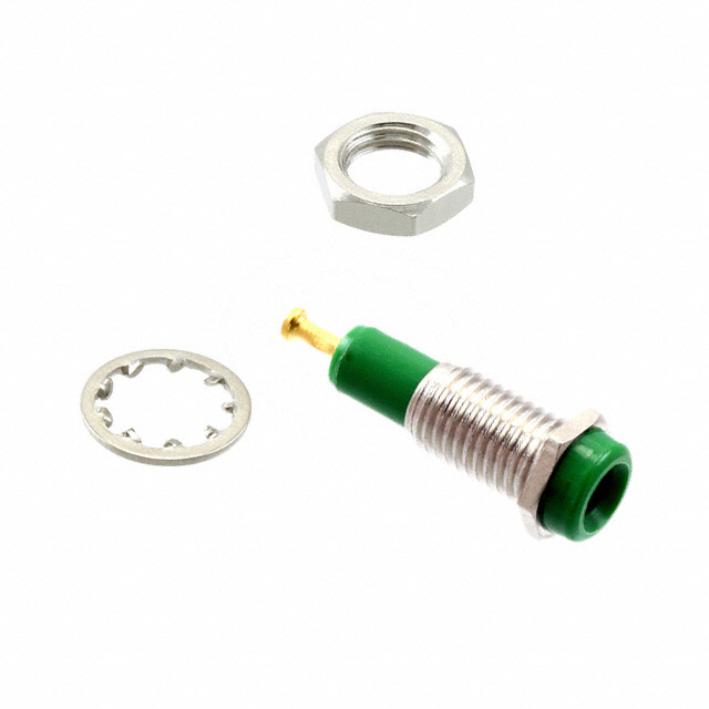CONN TIP JACK TURRET GREEN