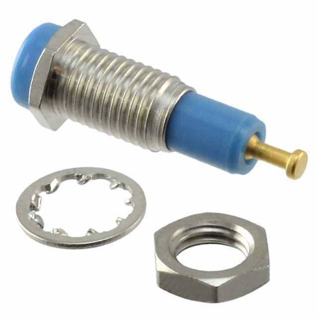 CONN TIP JACK TURRET BLUE